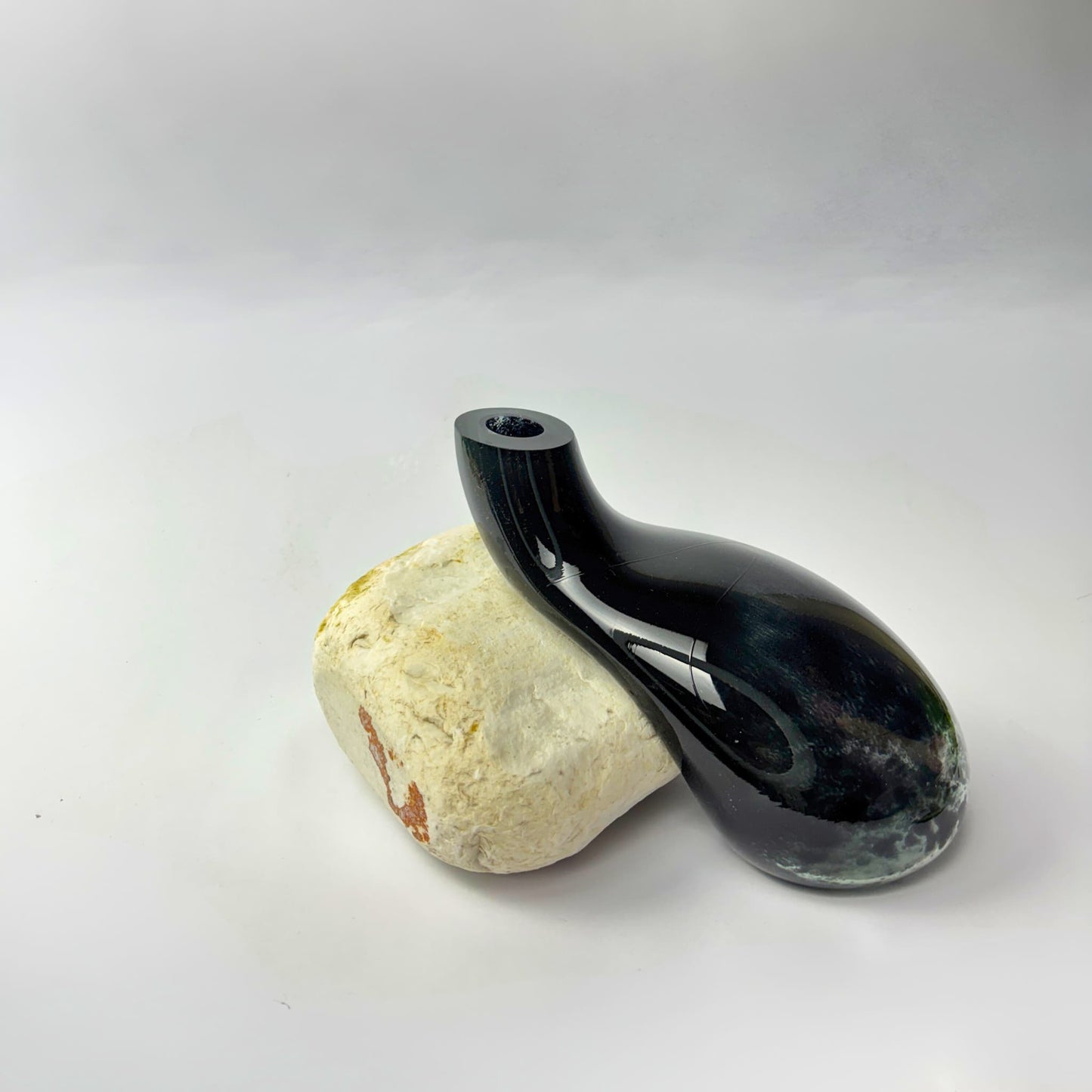 Noir Siyah Cam Vazo No: 1