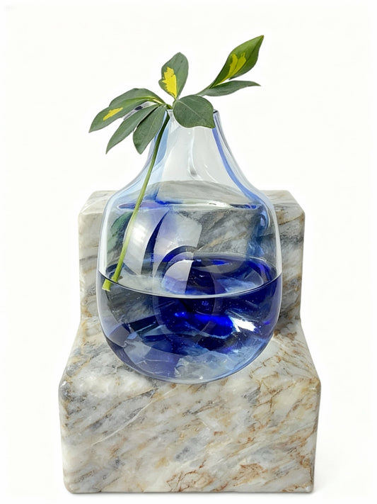 Patara Mavi Cam Vazo No: 6