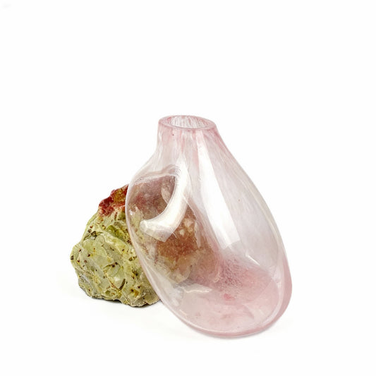 Terra Rose Pembe Cam Vazo