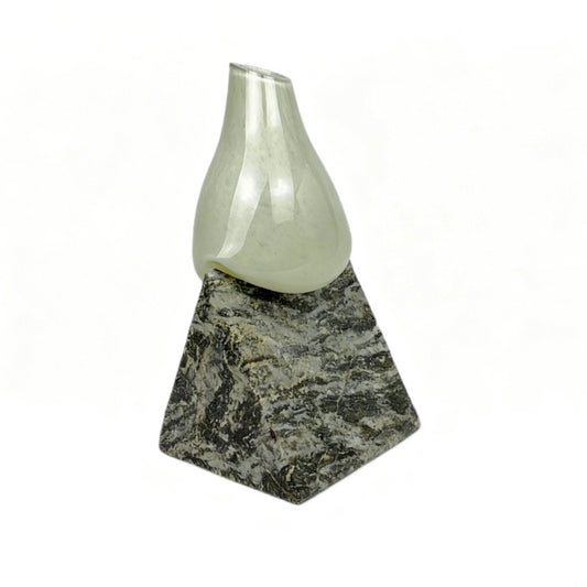 Prismo Beyaz Cam Vazo No: 3