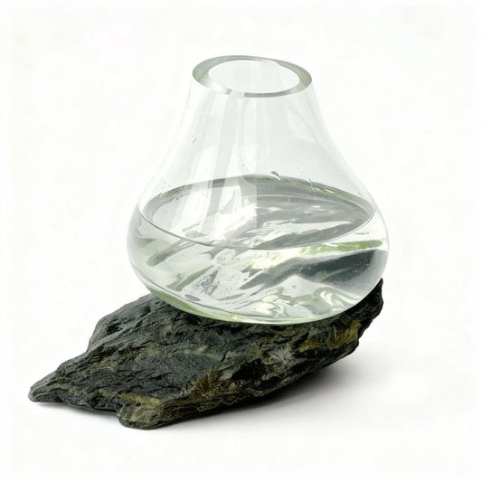 Likya Şeffaf Cam Vazo No:3