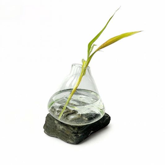 Likya Şeffaf Cam Vazo No:2