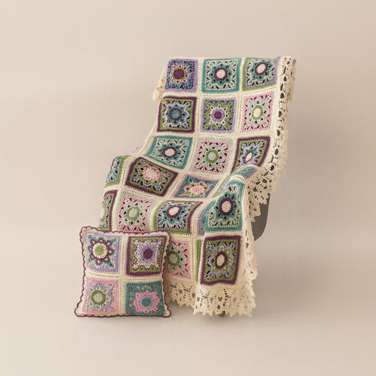 Çiçek Motifli Krem Koltuk Seti