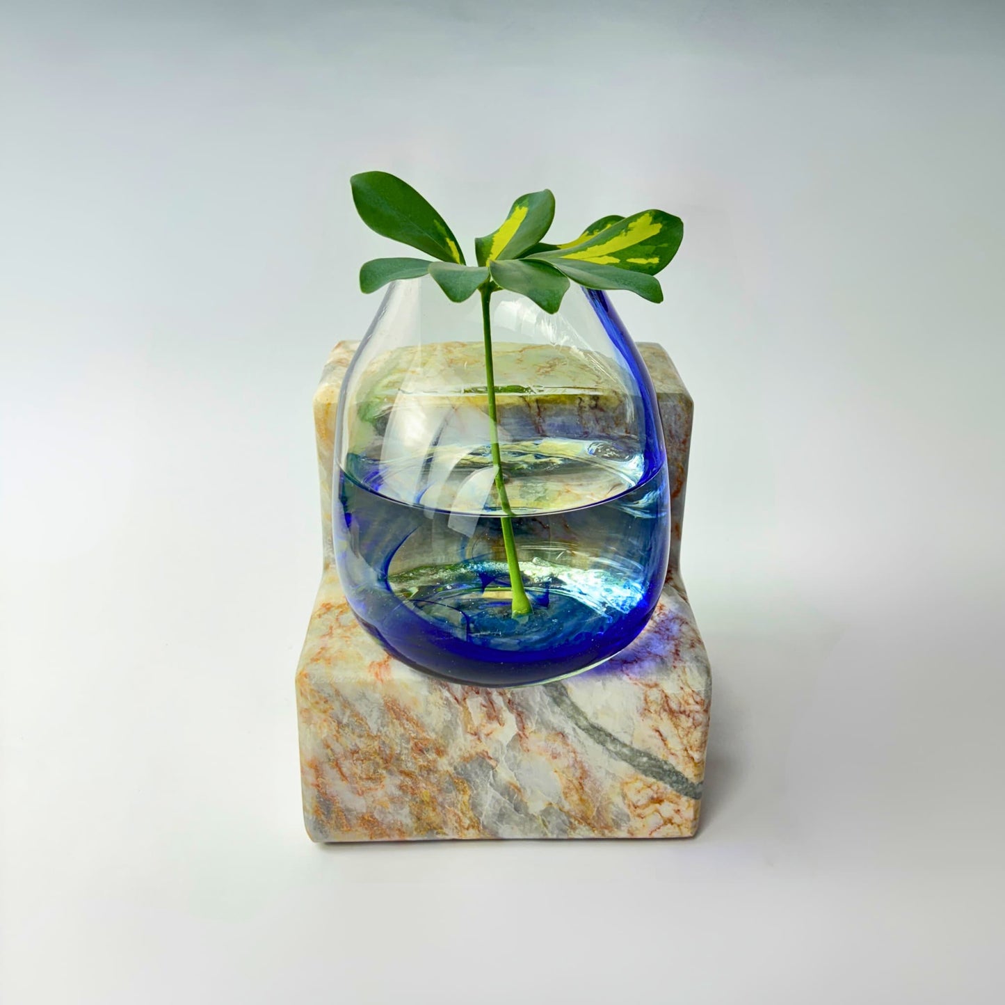 Patara Mavi Cam Vazo No: 3