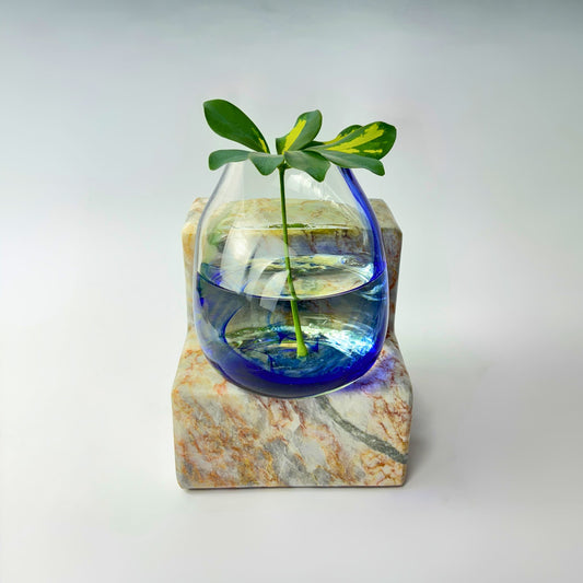 Patara Mavi Cam Vazo No: 3