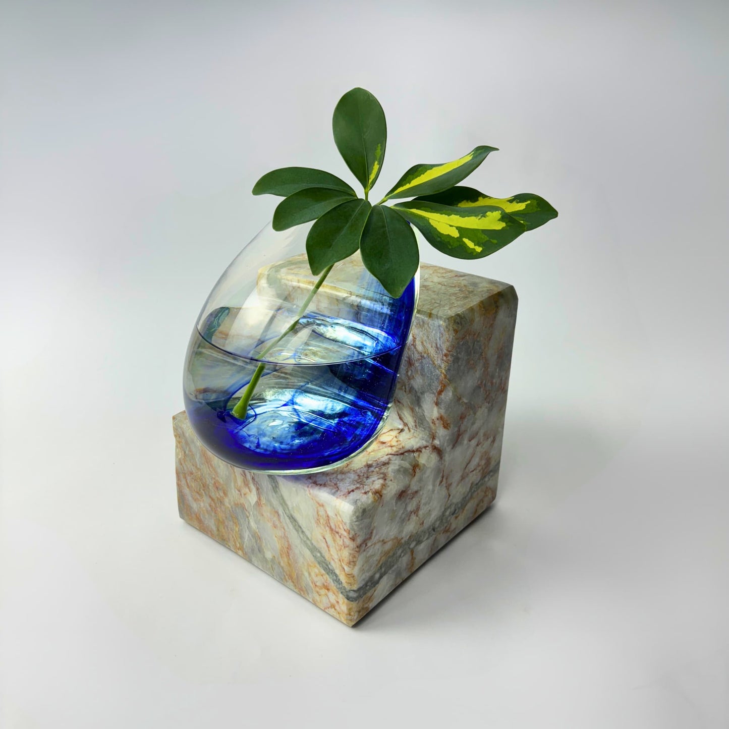 Patara Mavi Cam Vazo No: 3