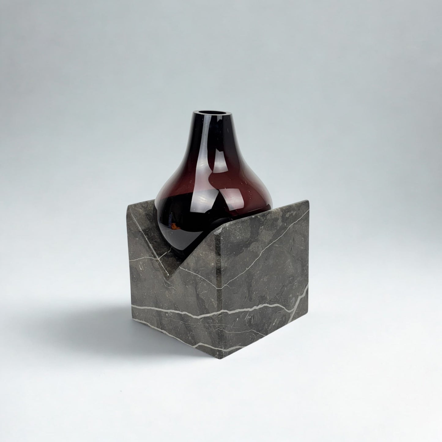 Bosphorus Noir Bordo Cam Vazo No: 1