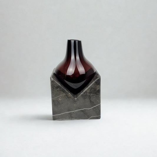 Bosphorus Noir Bordo Cam Vazo No: 1