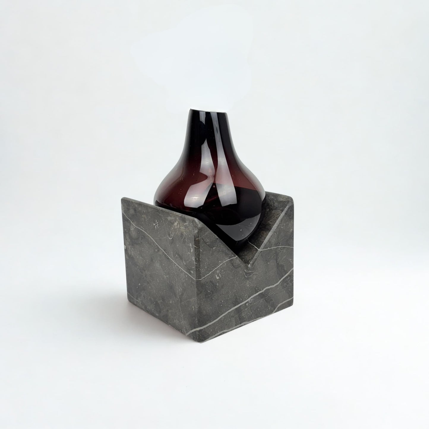 Bosphorus Noir Bordo Cam Vazo No: 1