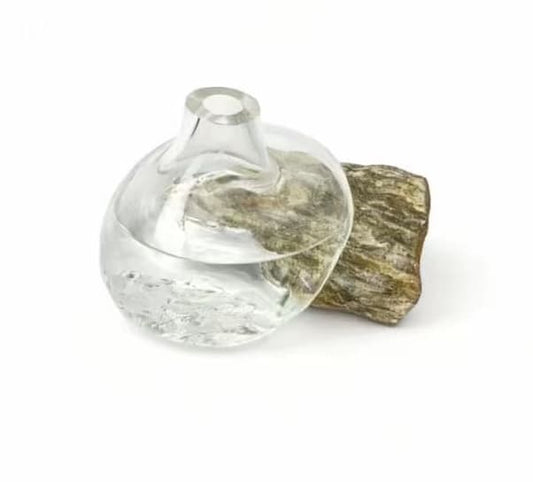 Kapadokya Şeffaf Cam Vazo No:2