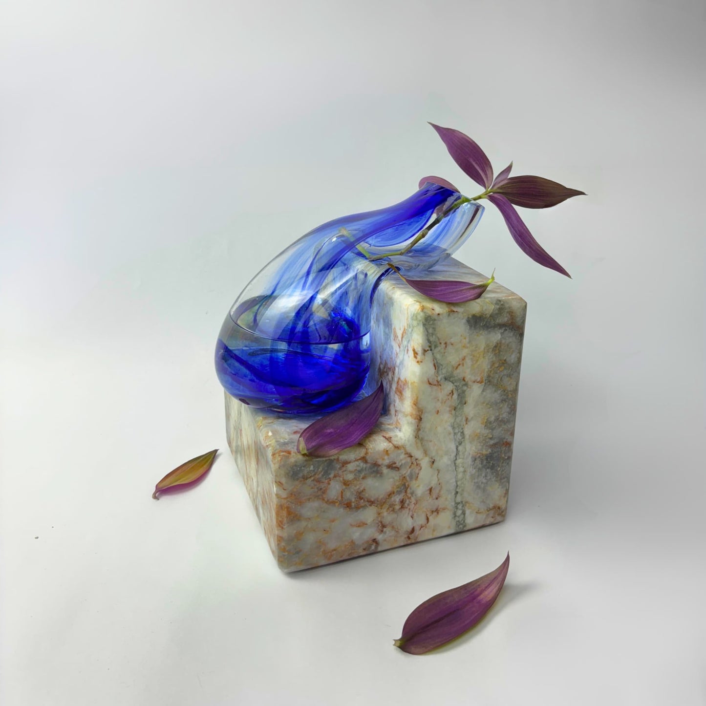 Patara Mavi Cam Vazo No: 5