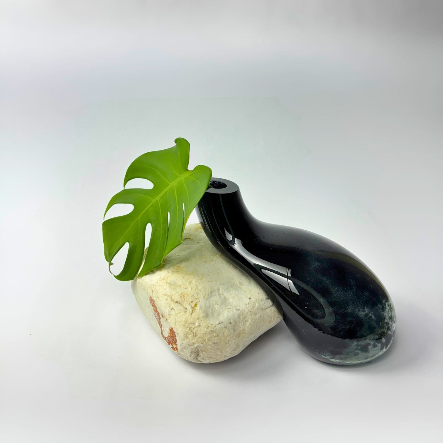 Noir Siyah Cam Vazo No: 1