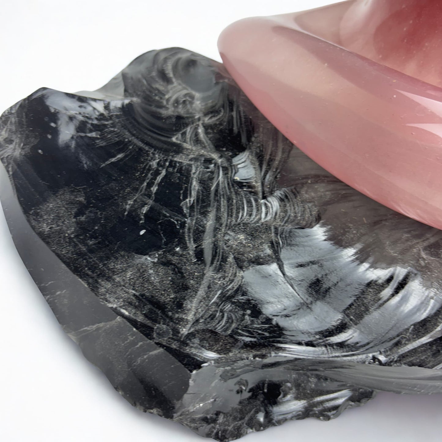 Obsidyen Rose Cam Vazo No:2