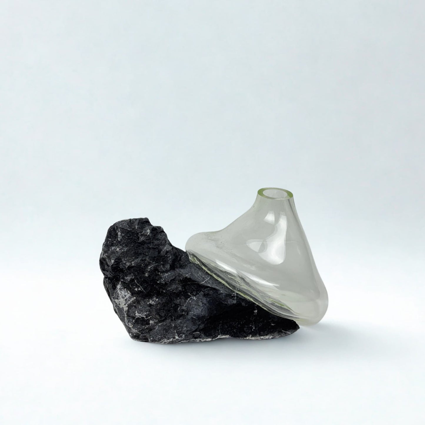 Atlas Şeffaf Cam Vazo No:2