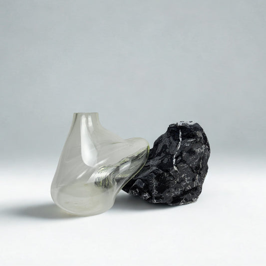 Atlas Şeffaf Cam Vazo No:2