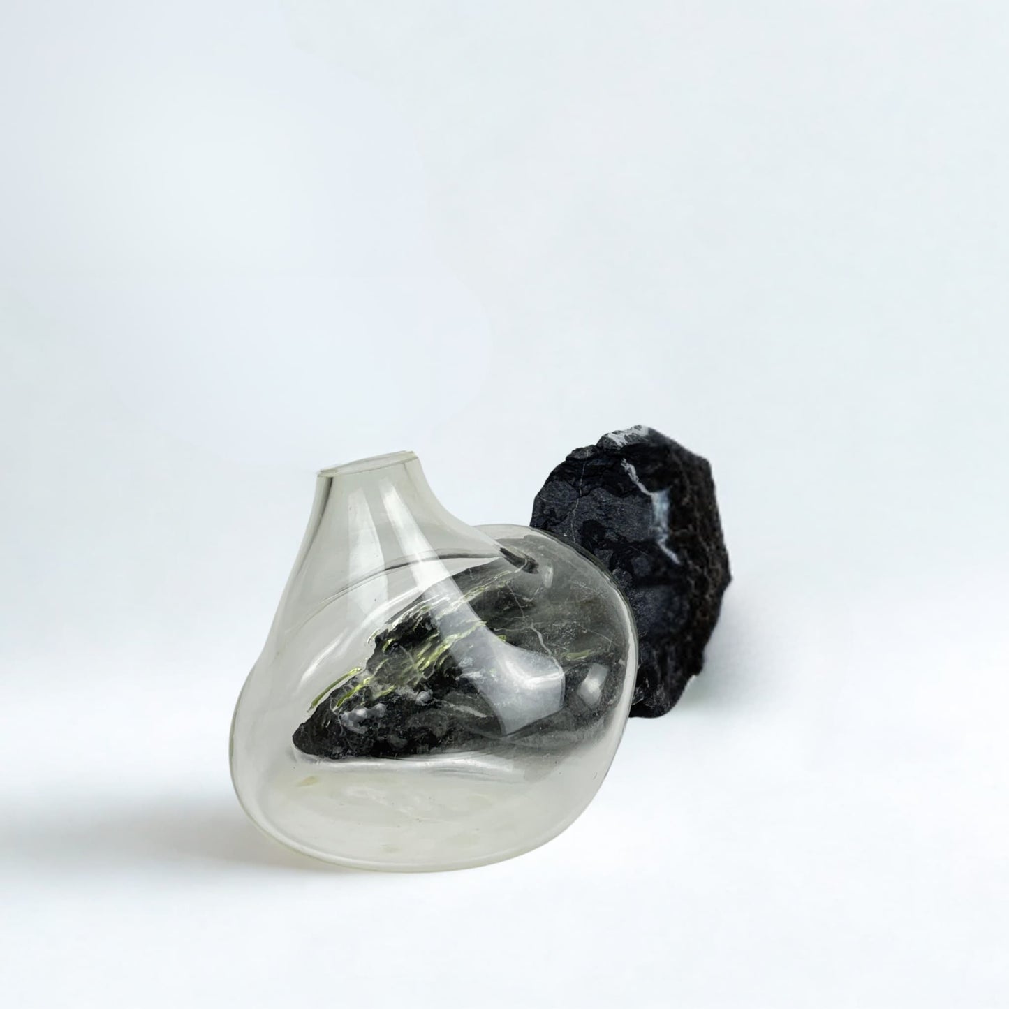 Atlas Şeffaf Cam Vazo No:2