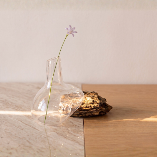 Cappadocia Transparent Glass Vase No: 12