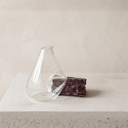 Mercury Transparent Glass Vase No: 5