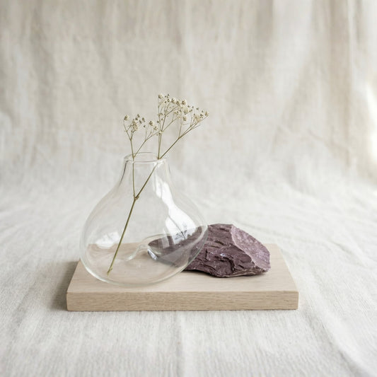 Mercury Transparent Glass Vase No: 6