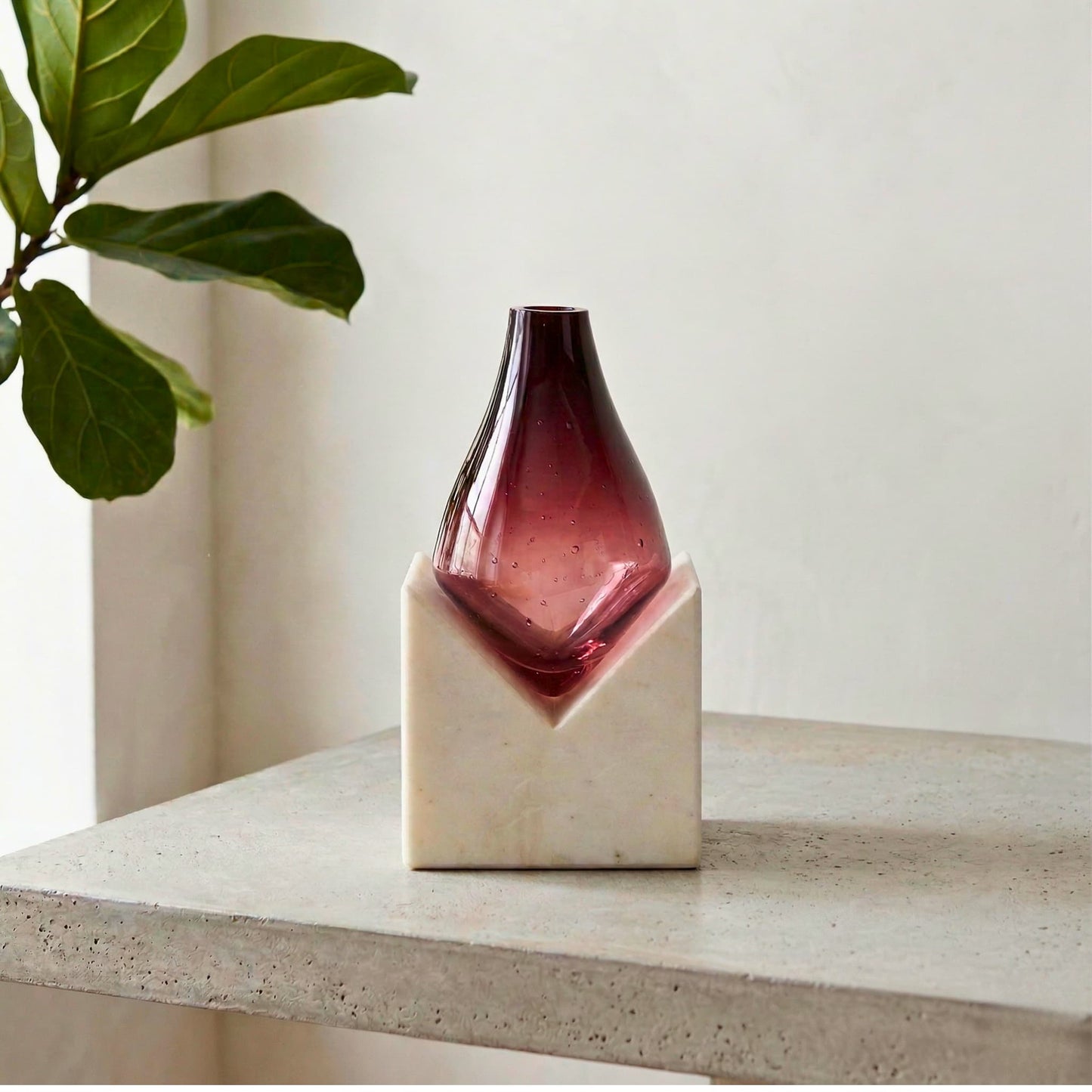 Bosphorus Nu Bordo Cam Vazo No: 1