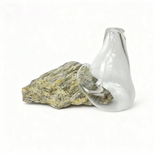 Kapadokya Şeffaf Cam Vazo No:4