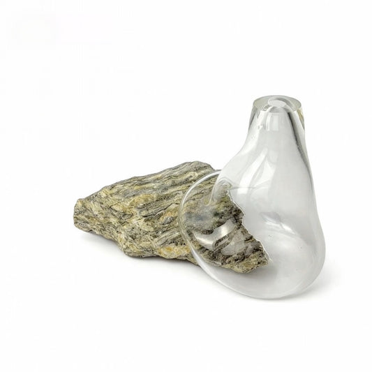 Kapadokya Şeffaf Cam Vazo No:4