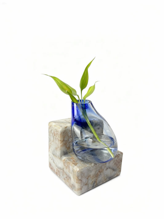 Patara Mavi Cam Vazo No: 4