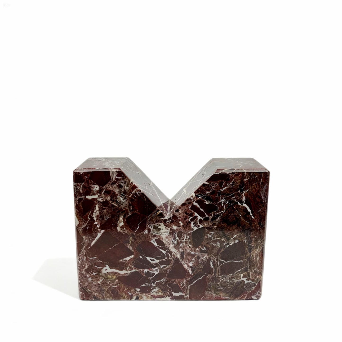 Blok Elazığ Vişne Beyaz Cam Vazo