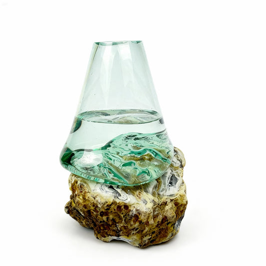 Katman Camgöbeği Cam Vazo