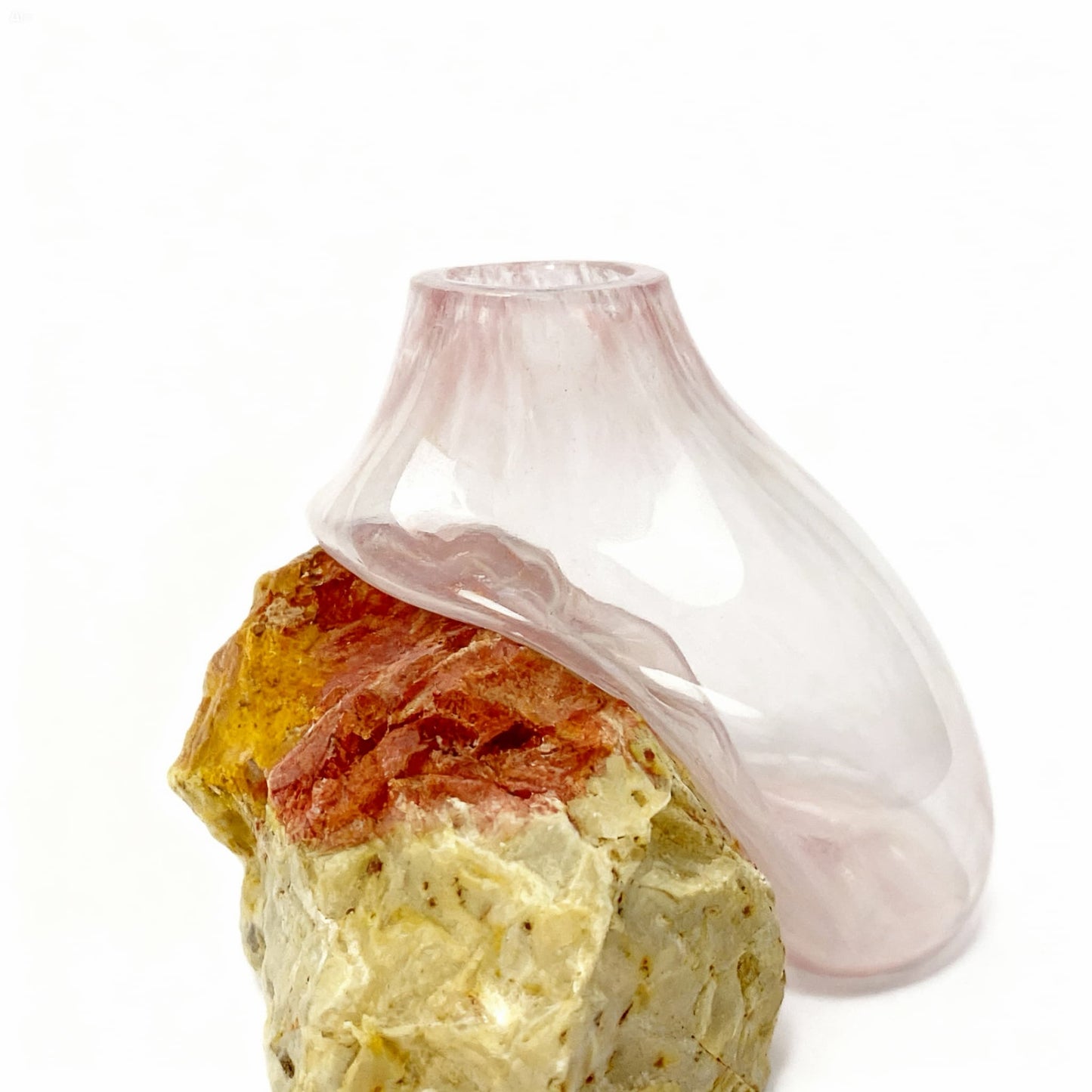 Terra Rose Pembe Cam Vazo