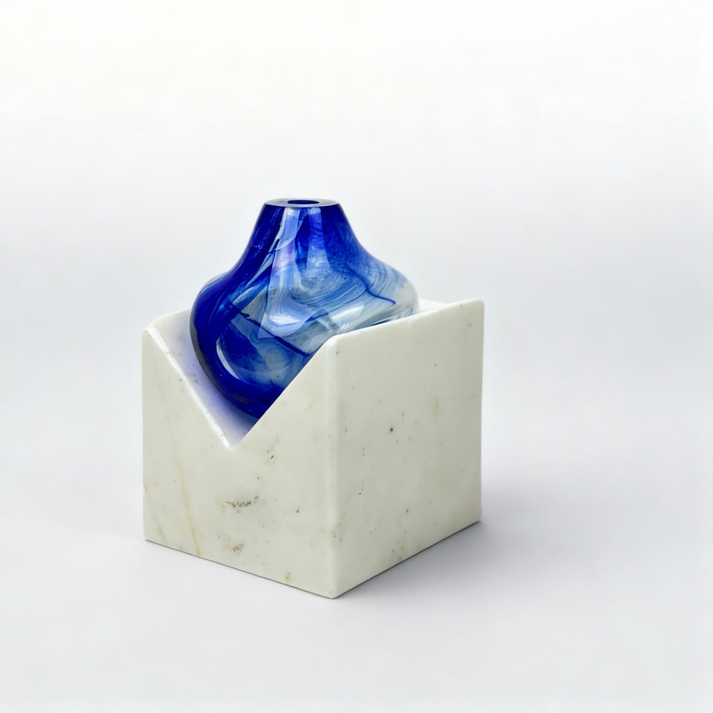 Bosphorus Mavi Cam Vazo No:3