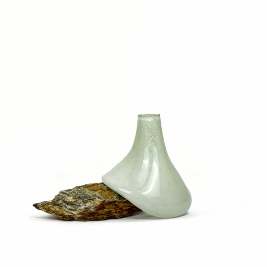 Kapadokya Beyaz Cam Vazo No: 1