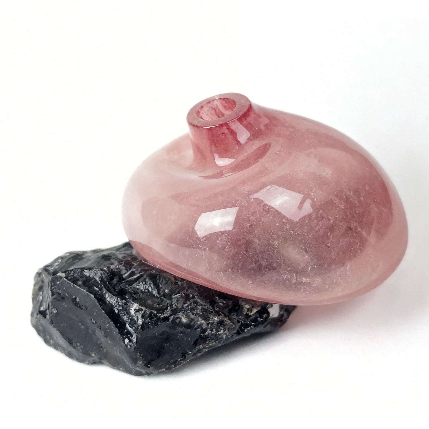 Obsidiyen Rose Cam Vazo No: 3