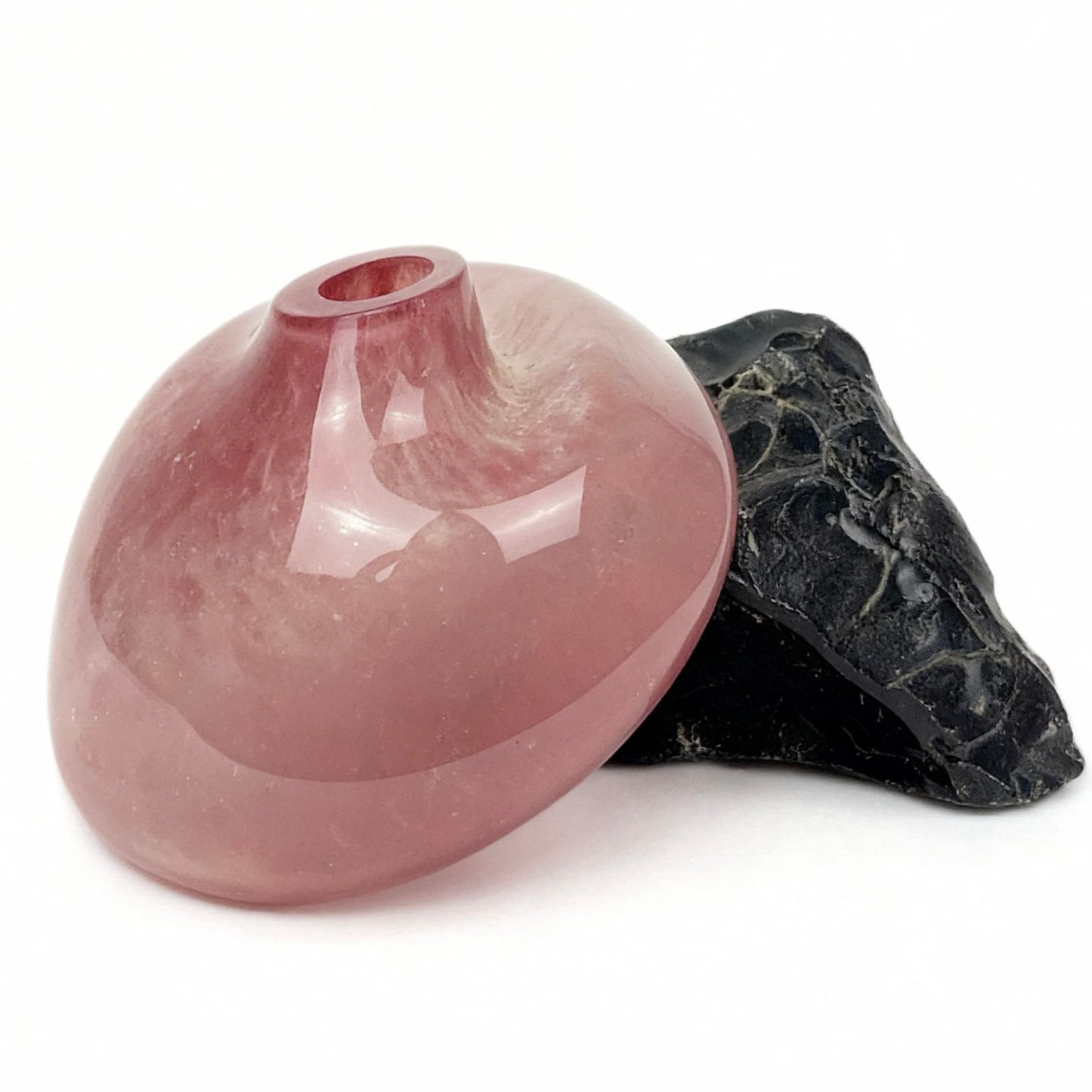 Obsidiyen Rose Cam Vazo No: 3