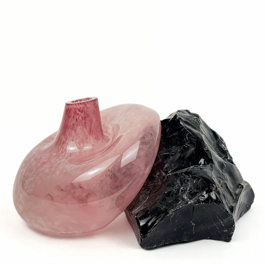 Obsidyen Rose Cam Vazo No: 1