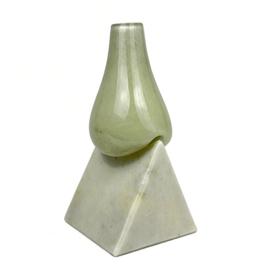 Prismo Beyaz Cam Vazo No:3