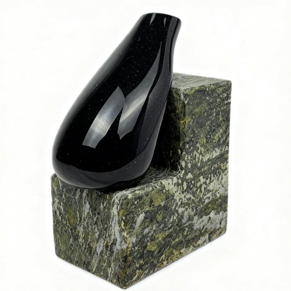 Steps Siyah Cam Vazo No: 2