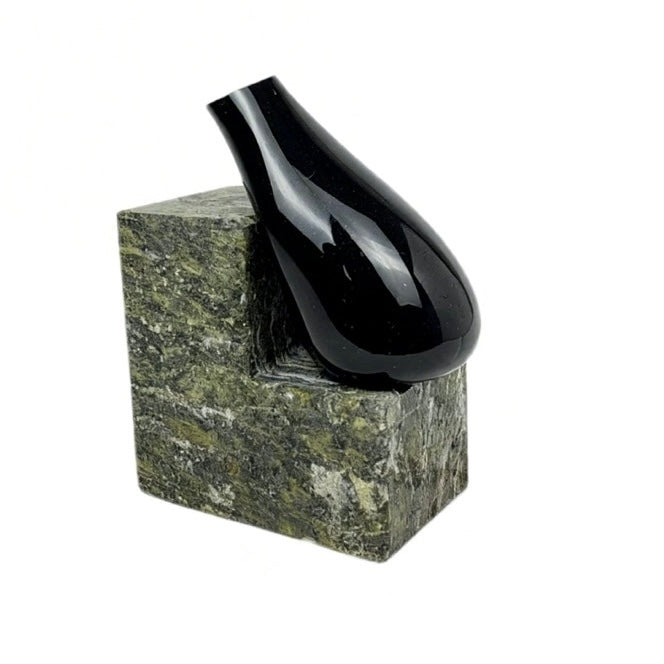 Steps Siyah Cam Vazo No: 2