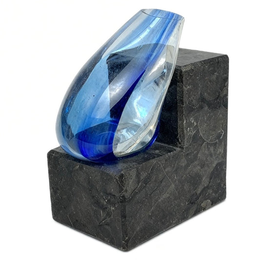 Steps Mavi Cam Vazo No: 4