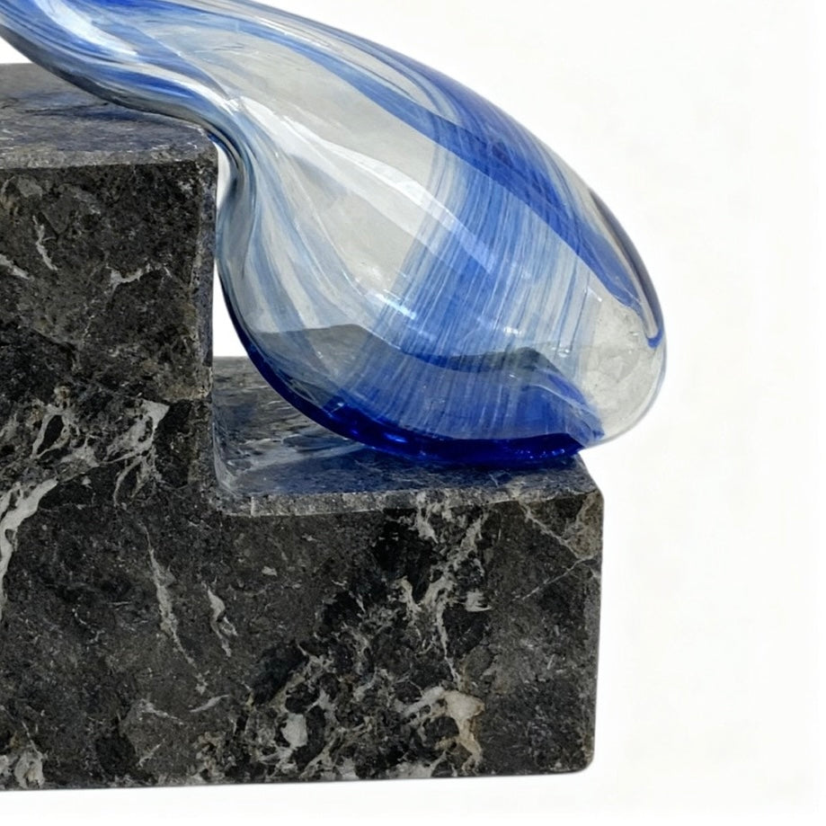 Steps Mavi Cam Vazo No: 5