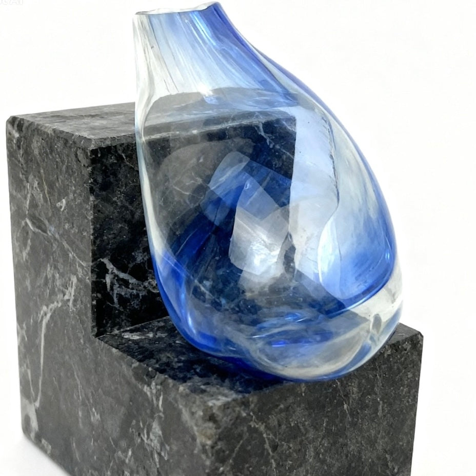 Steps Mavi Cam Vazo No: 5