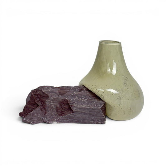 Mercury White Glass Vase No: 1