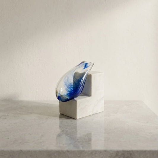 Steps Mavi Cam Vazo No: 3