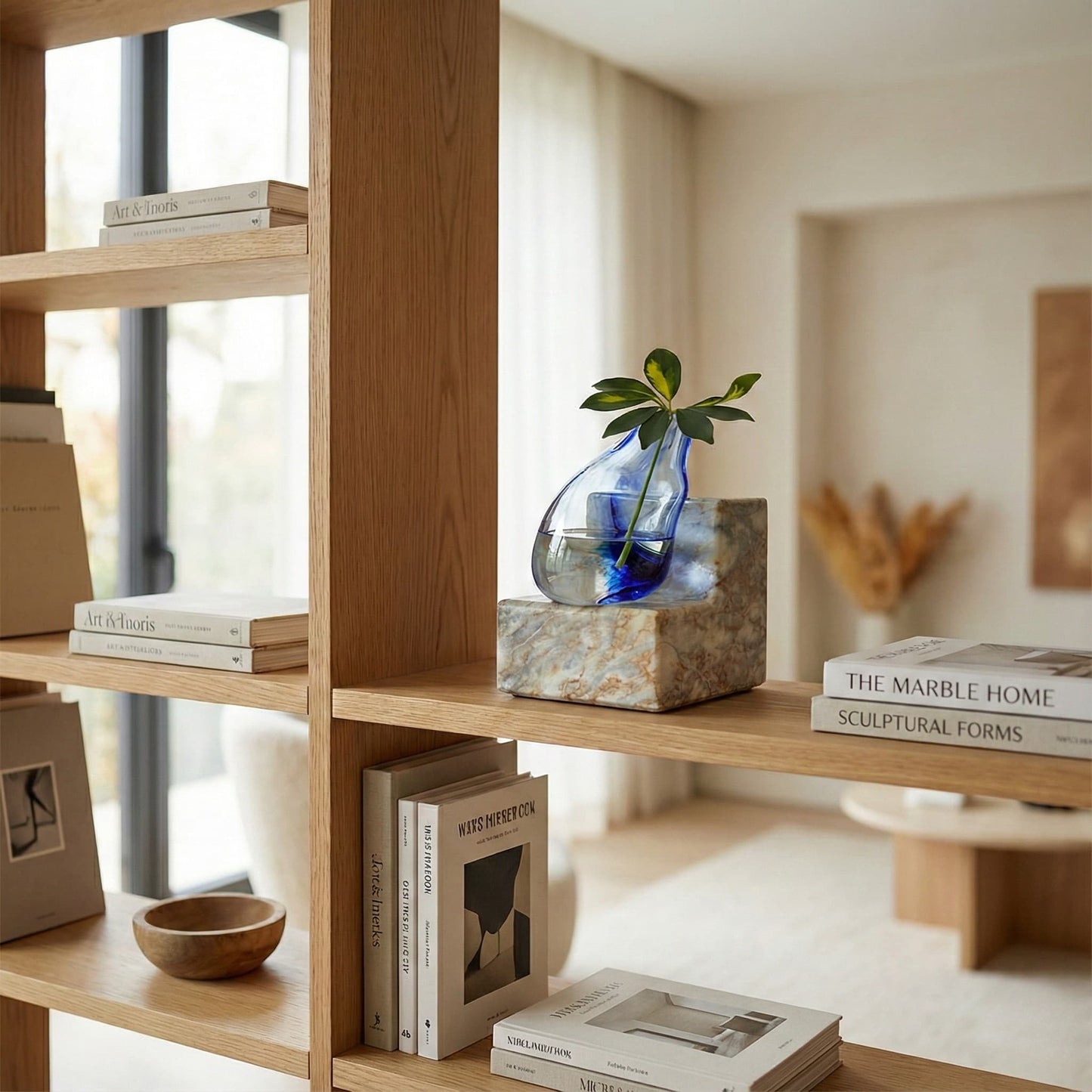 Patara Mavi Cam Vazo No: 6