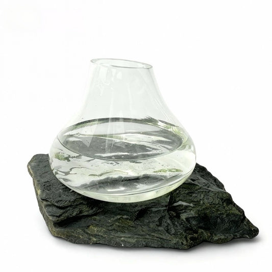 Likya Şeffaf Cam Vazo No:3