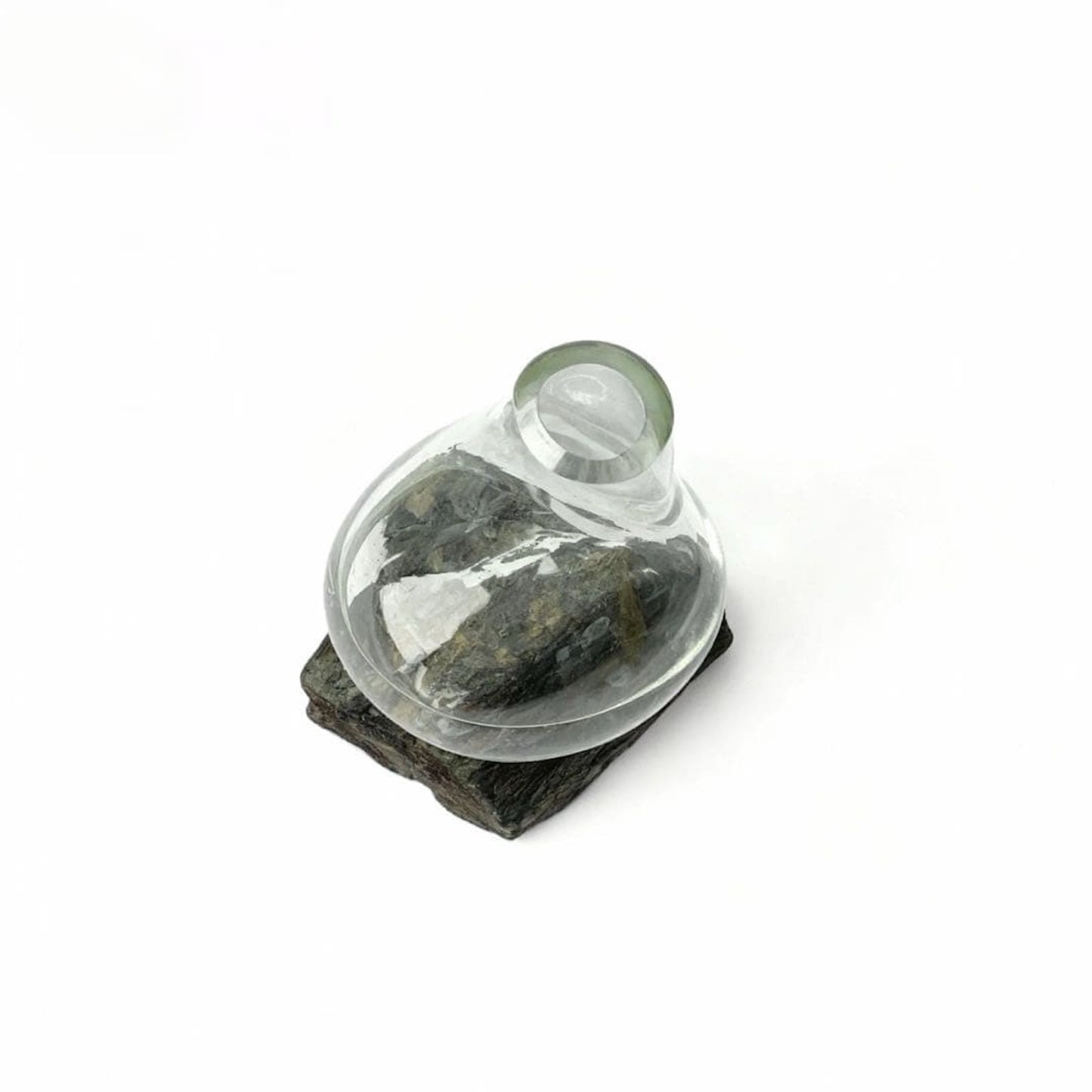 Likya Şeffaf Cam Vazo No:1