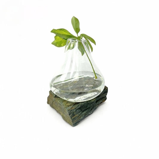 Likya Şeffaf Cam Vazo No:1