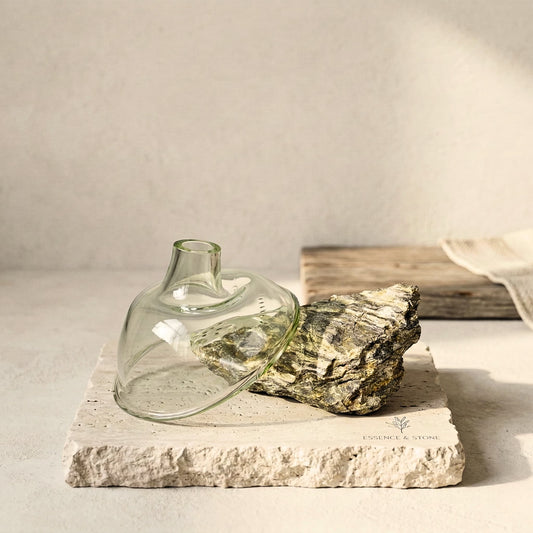 Kapadokya Şeffaf Cam Vazo No: 5