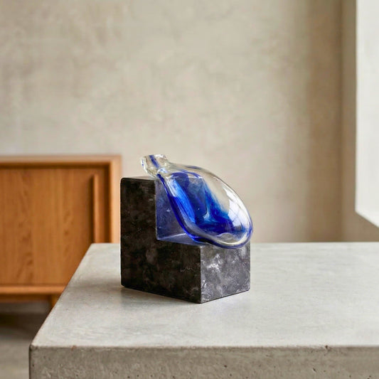 Steps Mavi Cam Vazo No: 2